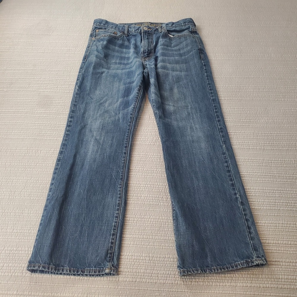 American Eagle Original Boot Jeans Mens 33x30 Blue Denim Classic Fit